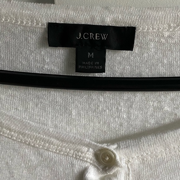 BOGO 🌿JCrew 100% Linen Henley 🌿 - Picture 3 of 4